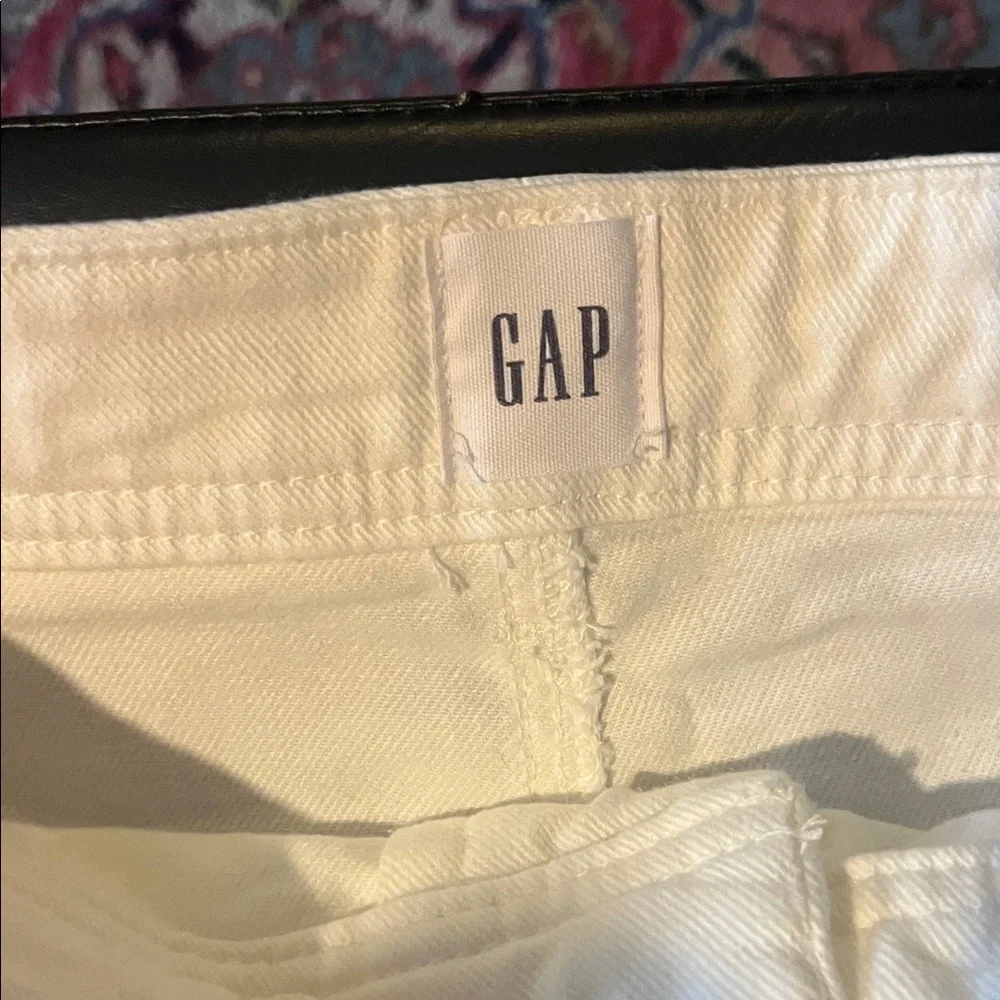 GAP White Denim Shorts